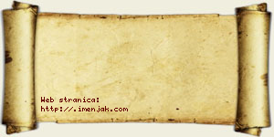 Tina Pribanović vizit kartica